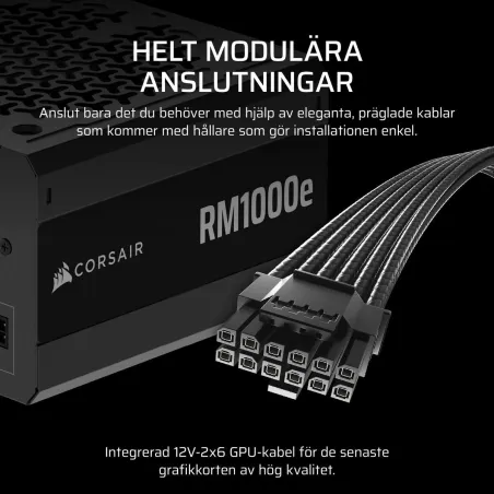 Virtalähde Corsair Musta