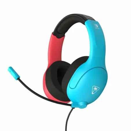 Headphones with Microphone Turtle Beach NEON BLUE & RED SWITCH 2