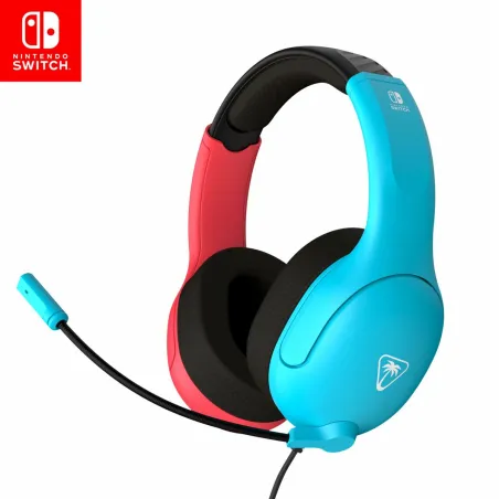 Наушники с микрофоном Turtle Beach NEON BLUE & RED SWITCH 2