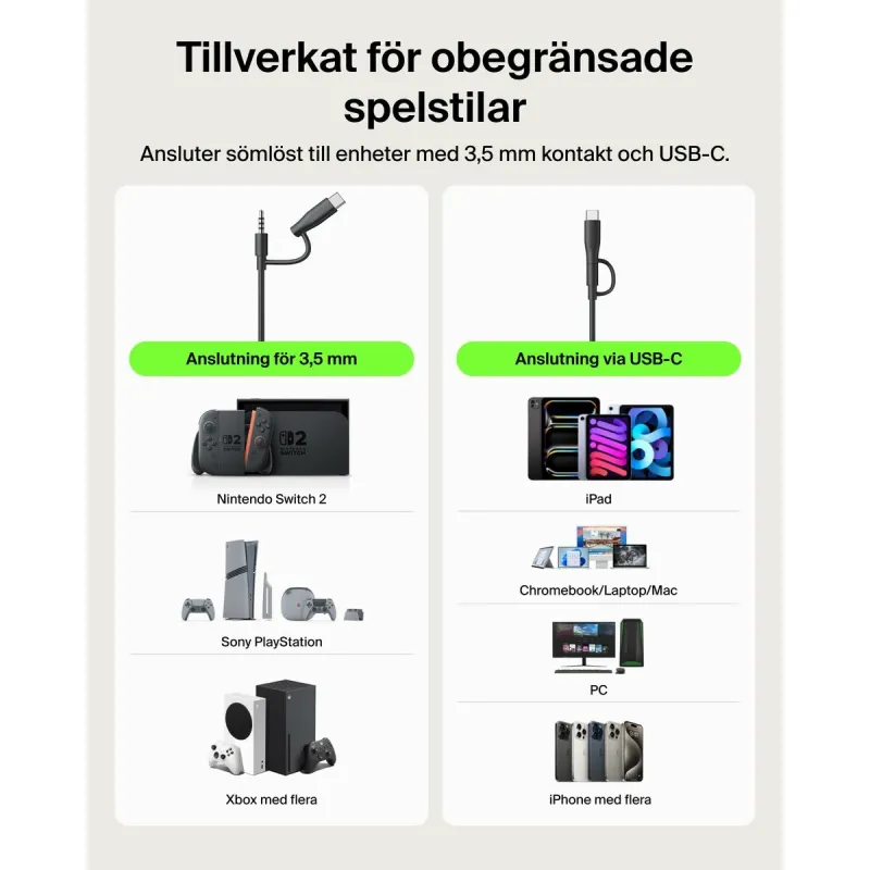 Kõrvaklapid Belkin Inspire Nintendo Switch 2