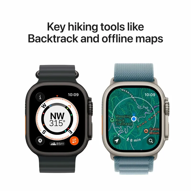 Išmanusis laikrodis Apple Juoda 49 mm
