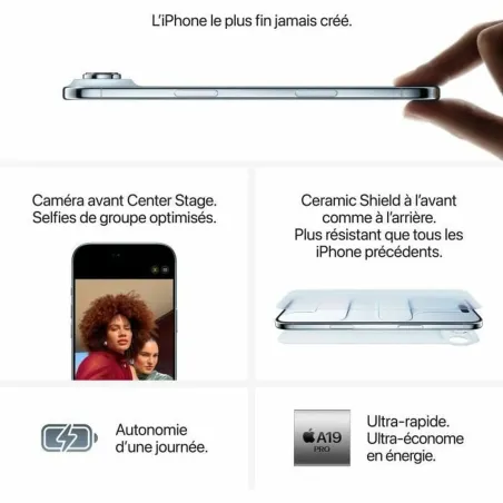 Älypuhelimet Apple 6,5" A19 Pro 1 TB Kullattu