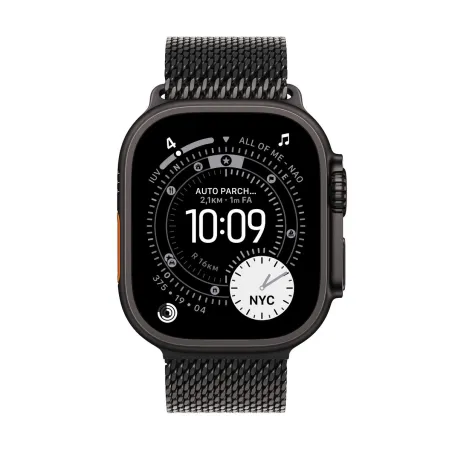 Viedpulkstenis Apple Melns 49 mm