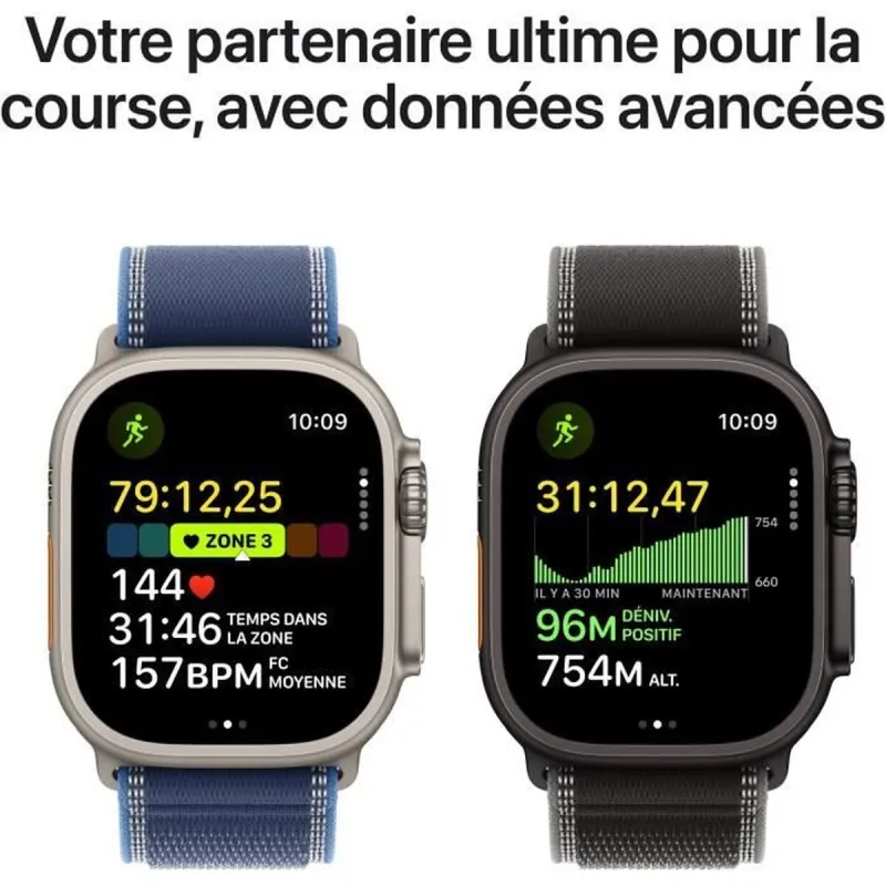 Viedpulkstenis Apple Melns 49 mm