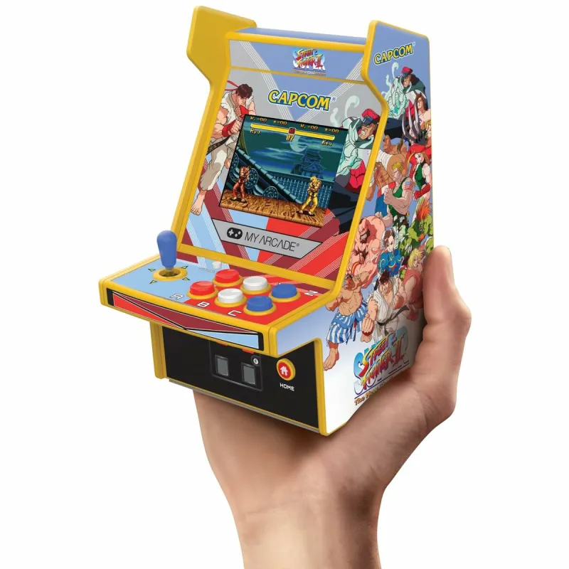 Pārnēsājama Spēļu Konsole My Arcade Micro Player PRO - Super Street Fighter II Retro Games