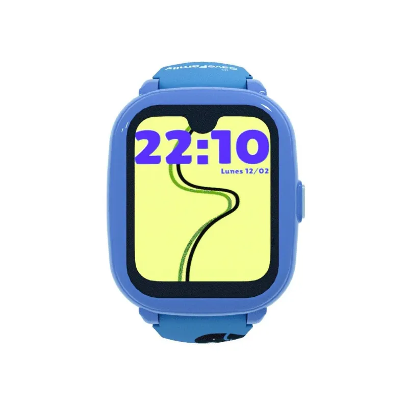 Умные часы SaveFamily Синий 40 mm Чёрный