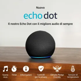 Портативный Bluetooth-динамик VARIOS ECHO DOT 5ª ANT Чёрный
