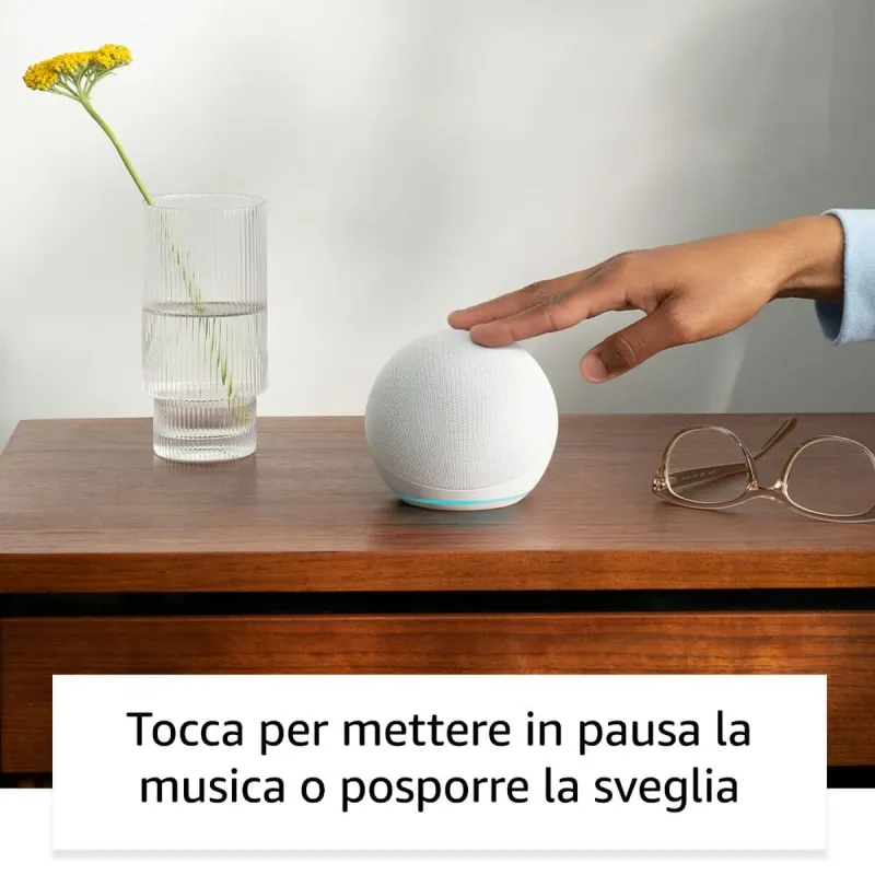 Nešiojamos Bluetooth garso kolonėlės VARIOS ECHO DOT 5 BLAN Balta