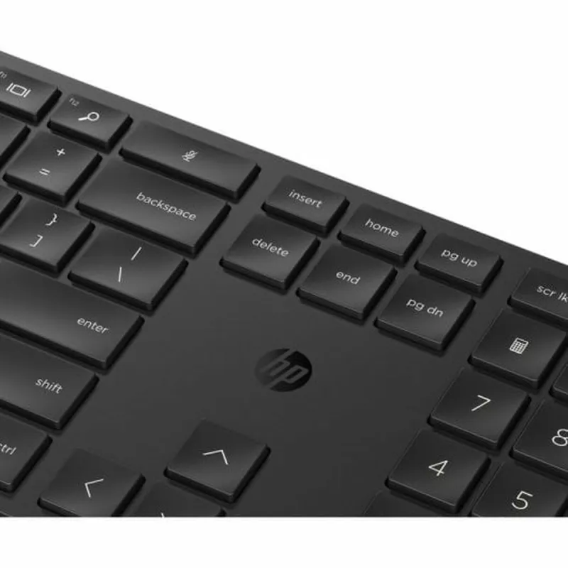 Keyboard and Mouse HP 650 Spanish Qwerty Black
