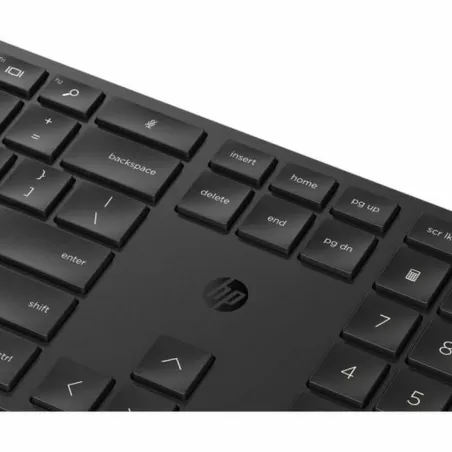 Keyboard and Mouse HP 650 Spanish Qwerty Black