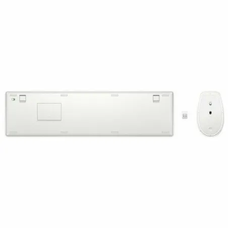 Keyboard and Wireless Mouse HP 650 White Spanish Qwerty