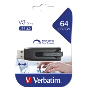 USB atmintukas Verbatim 49174 Juoda 64 GB