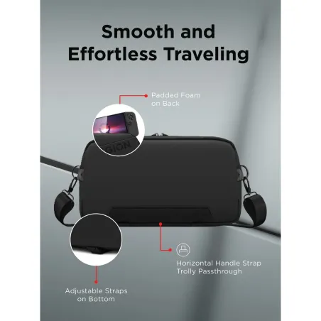Multi-use Over the Shoulder Backpack Lenovo Legion Go Black