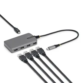 USB-разветвитель Startech 5G4AC-USB-C-HUB Серый