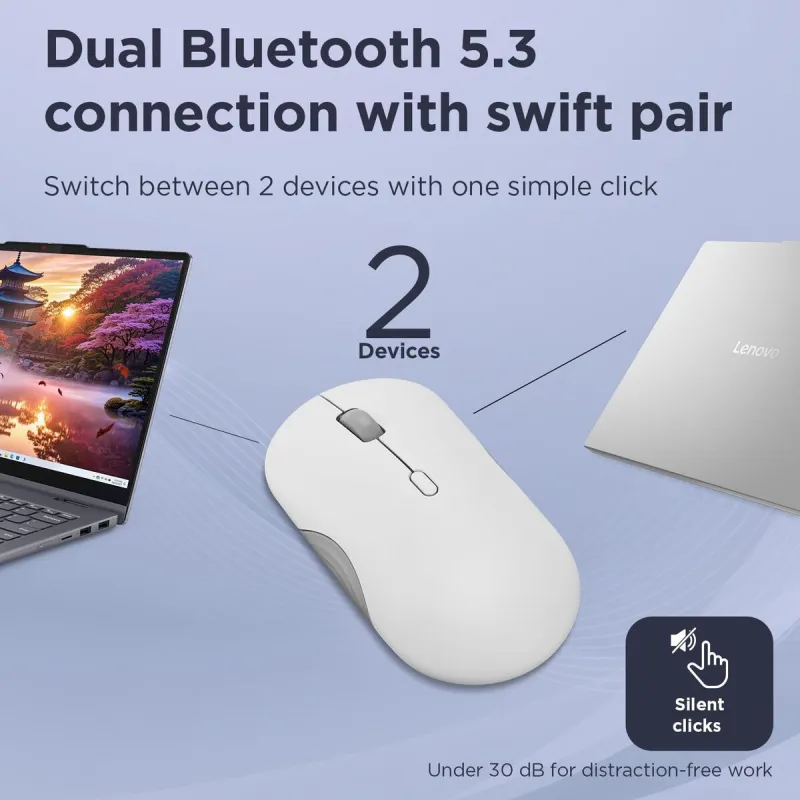 Mouse Lenovo GY51S61907 Grey 2400 dpi