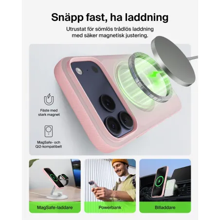 Pārvietojams Pārsegs Belkin iPhone 17 Pro Max Rozā Apple