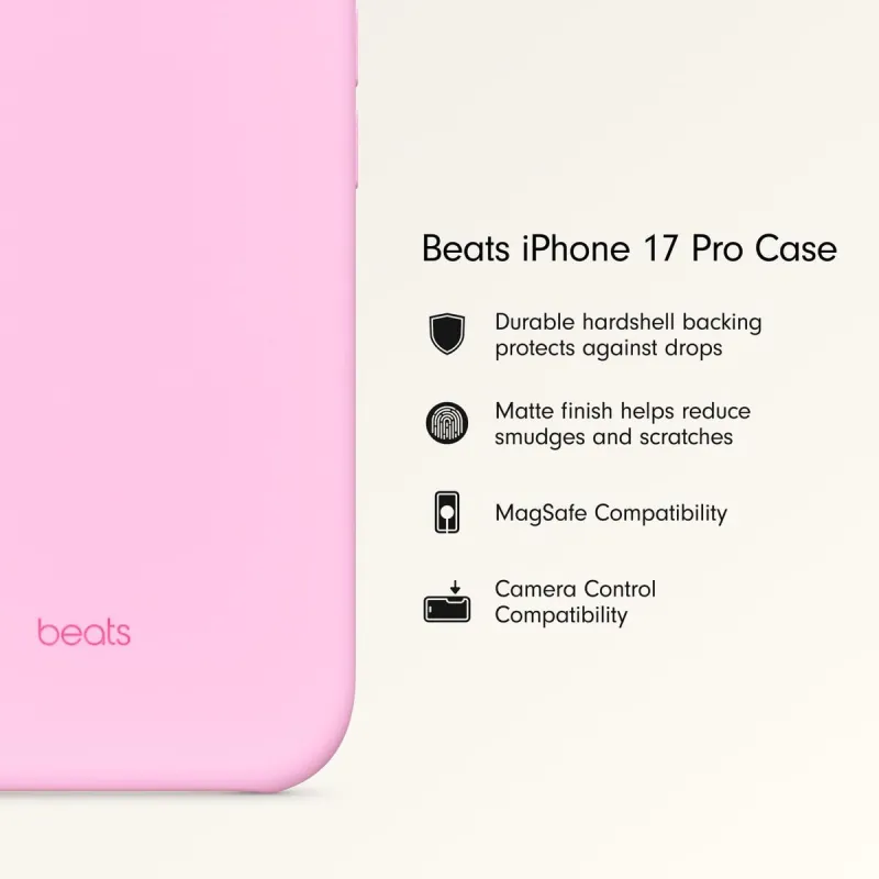 Mobile cover Beats iPhone 17 Pro Pink Apple