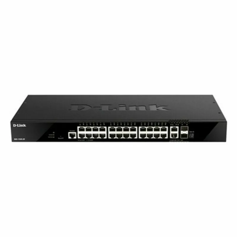 Komutatorius D-Link DGS-1520-28          24xGbE 2x10GbE 2xSFP+