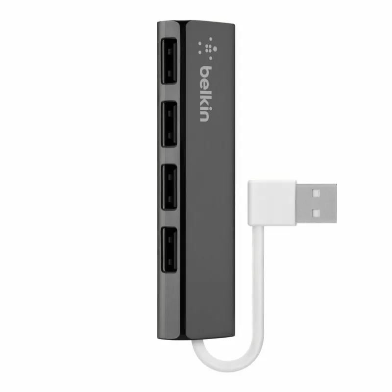 4-Port USB Hub Belkin F4U042BT Melns