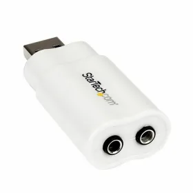 Ulkoinen Äänikortti USB Startech ICUSBAUDIO Valkoinen