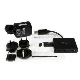 USB-разветвитель Startech MSTDP123DP Чёрный