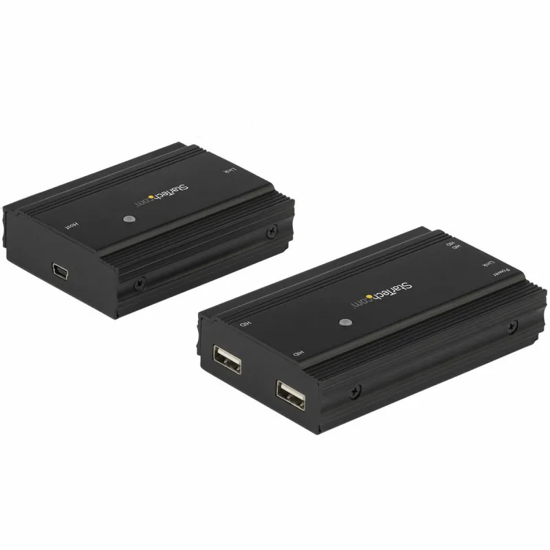Удлинитель Startech USB2004EXT100 Чёрный Разноцветный