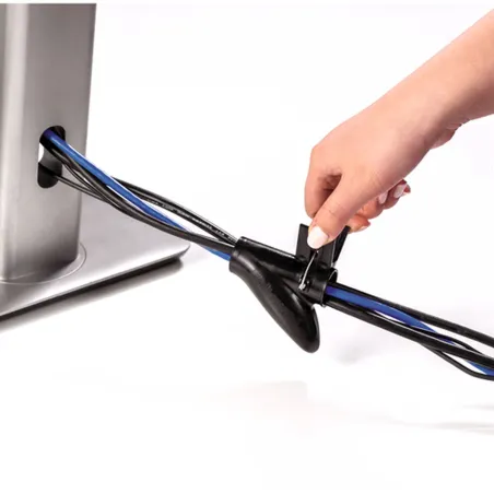 Vadu turētājs Fellowes CableZip Melns Ø 20 mm 2 mm