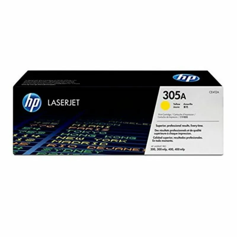 Оригинальный тонер HP CE412A Жёлтый