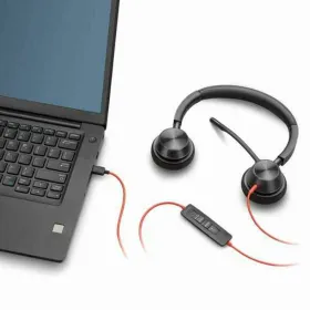 Üle pea käivad kõrvaklapid Poly BW3320 USB-A Must