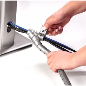 Organizator de Cable Fellowes CableZip Sidabras 200 mm 2 mm