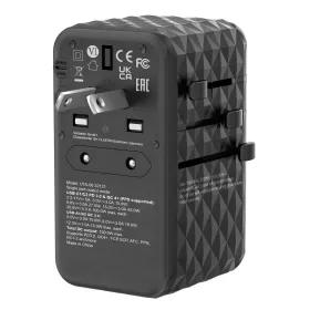 Adapteris Verbatim Juoda Pilka 100 W