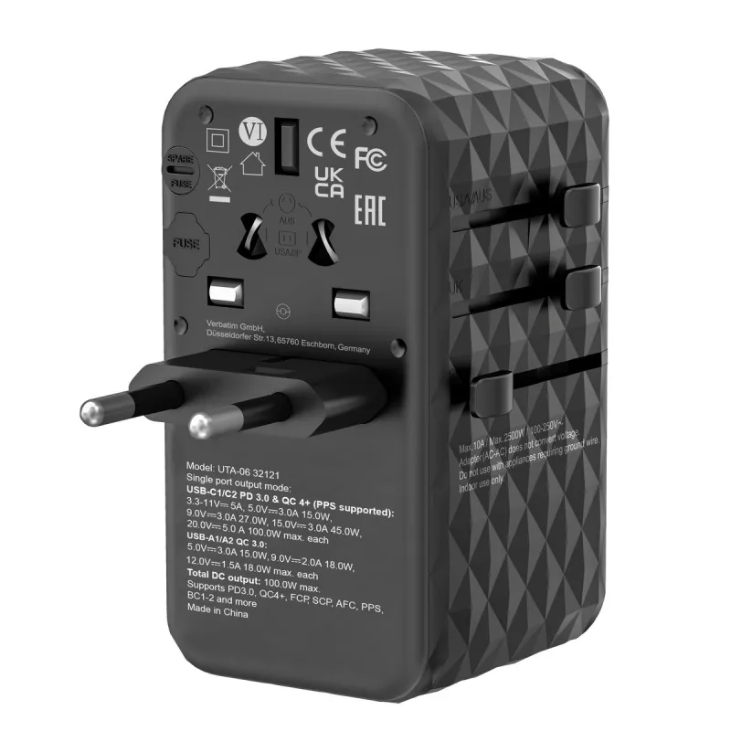 Adapter Verbatim Must Hall 100 W