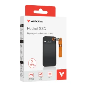 Ārējais cietais disks Verbatim 2 TB SSD Kabata