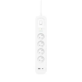 4-kontaktligzdu korpuss ar strāvas slēdzi Belkin SRB001CA2M (2 m)
