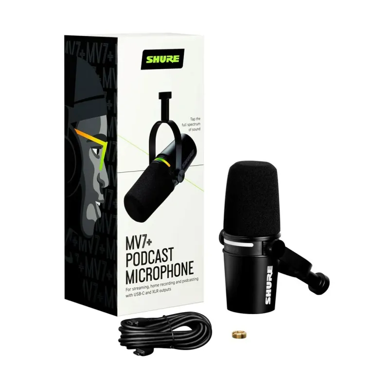 Dynaaminen mikrofoni Shure MV7+-K