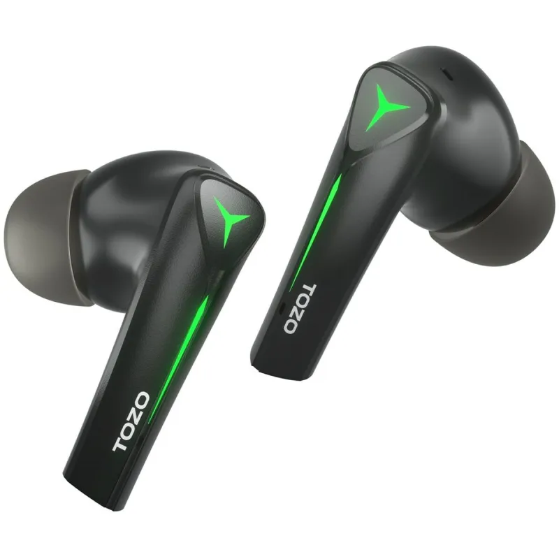 Wireless Earphones with Charging Case TOZO Gaming Pods Black