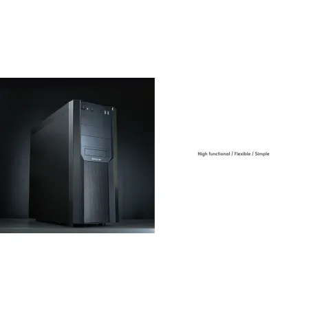 ATX Semi-tower Korpus Chieftec CW-01B-OP Must