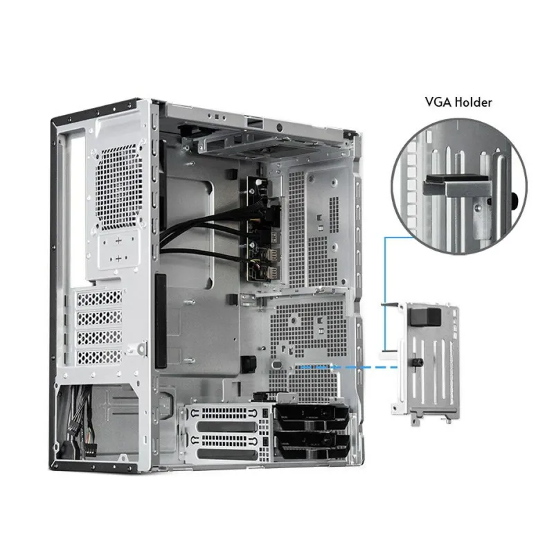 ATX Semi-tower Box Chieftec BS-20B-OP Black