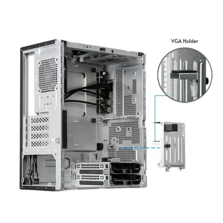 ATX Semi-tower Box Chieftec BS-20B-OP Black