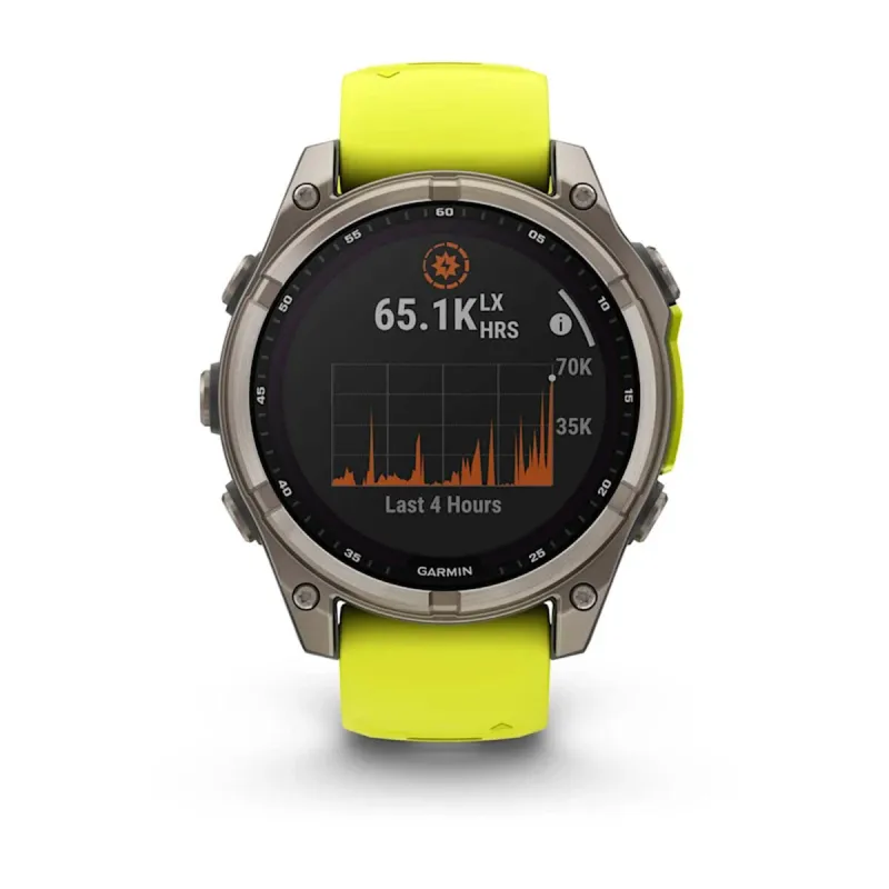 Išmanusis laikrodis Garmin 010-02906-21 Geltona Grafito Titanas 1,3" 47 mm Ø 47 mm