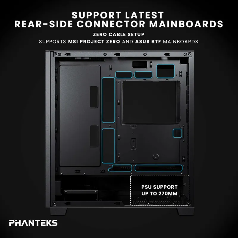ATX Semi-tower Korpus Phanteks PH-XT523PSC_BK01
