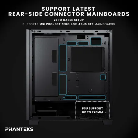 ATX Pus-torņveida Kārba Phanteks PH-XT523PSC_BK01