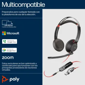 USB-кабель Poly 93S88AA Чёрный Красный