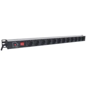 Schuko 27" 12 virzienu daudzligzdu adapteris Intellinet 714044 (1,8 m)
