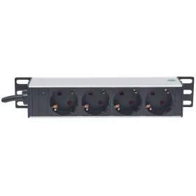 10" Multi-Socket Adaptor with 4 Power Points Intellinet 714020 Grey (1,8 m)