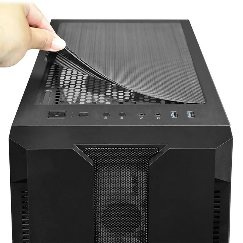 ATX/mATX pusiau bokšto tipo korpusas Chieftec GS-01B-OP Balta Juoda
