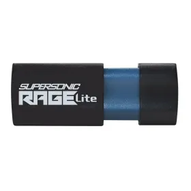 USB Zibatmiņa Patriot Memory Supersonic Rage Lite Melns Melns/Zils 64 GB