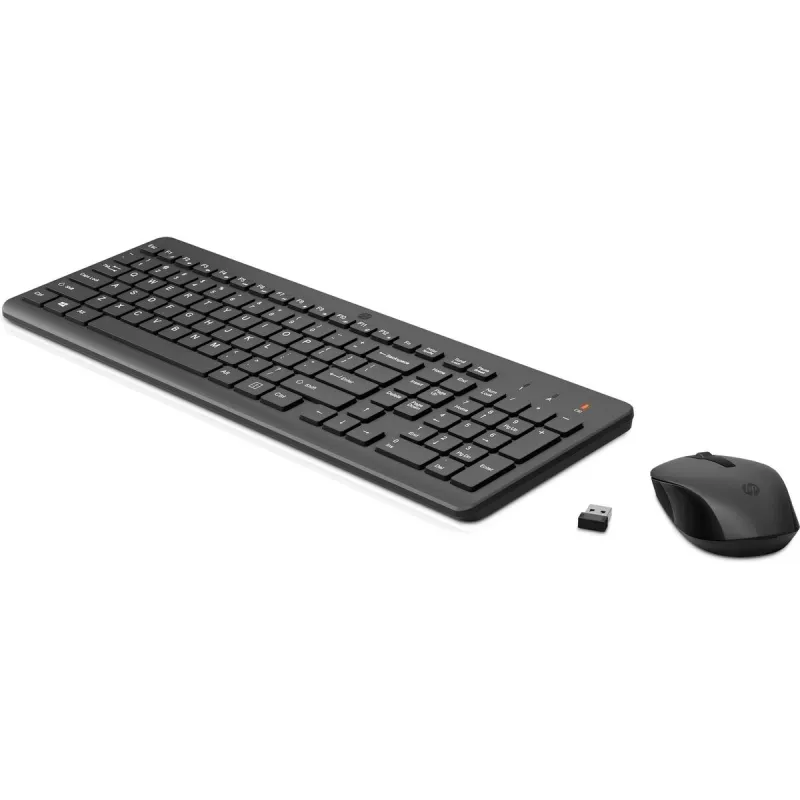 Klaviatūra un Pele HP 2V9E6AA Melns Angļu Qwerty US