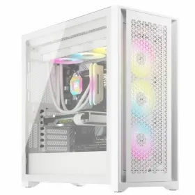 ATX Semi-tower Korpus Corsair 5000D RGB Valge Mitmevärviline