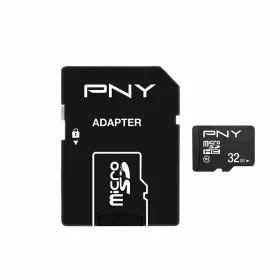 Карта памяти микро-SD с адаптером PNY Performance Plus Performance Plus C10 32 GB